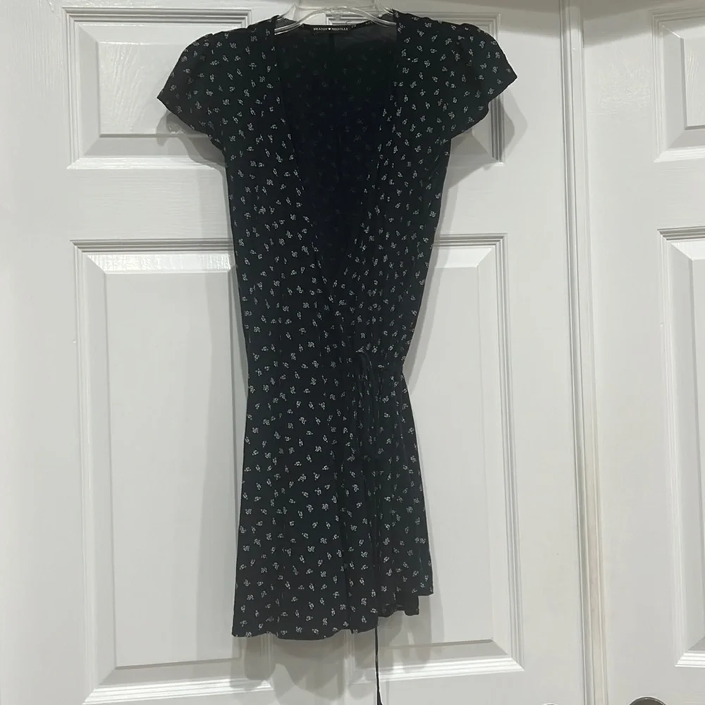 Brandy Melville mini blue tie dress - Picture 1 of 4